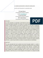 Análisis de Los Costes de Prevención en Obras de Construcción