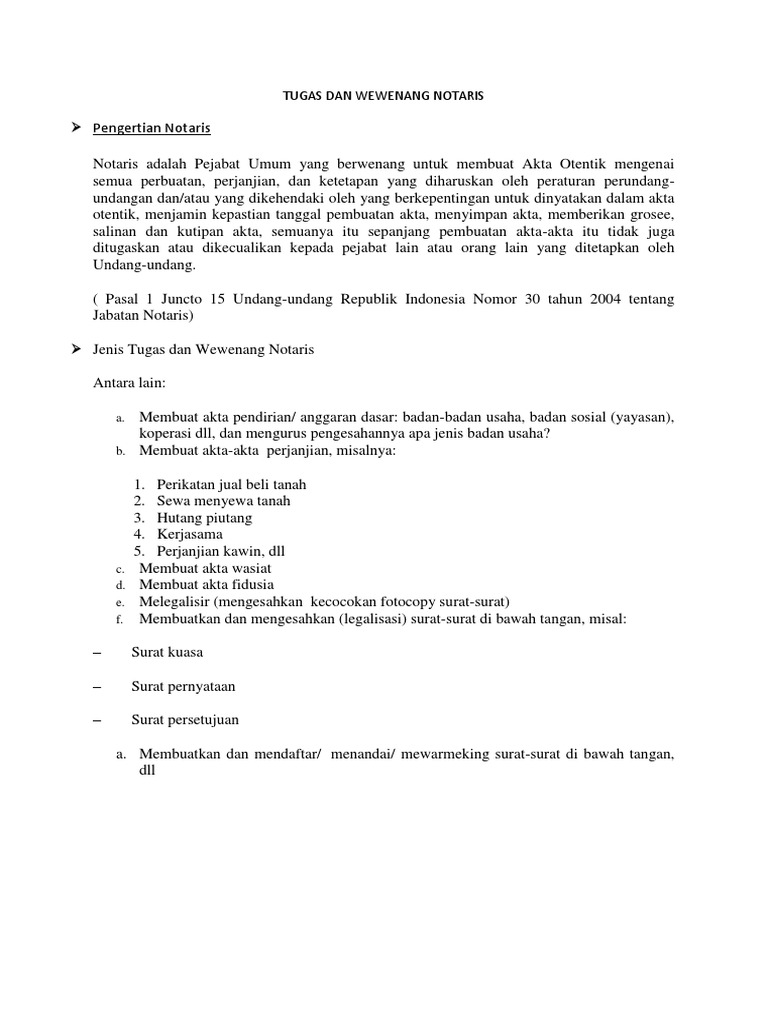 Aturan Kop Surat Notaris Contoh Kop Surat