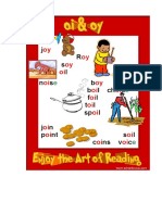 Oi Oy Phonics Word Poster