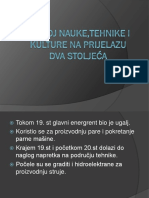 Razvoj Nauke, Tehnike I Kulture Na Prijelazu Dva Stoljeća