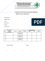 Checklist Monitoring Status Fisiologis Selama Pemberian