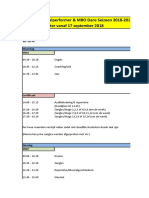 Definitief Rooster Vanaf 17 September