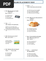 7 Sinif Ingilizce Seviye Tespit Sinavi 25