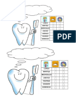 Calendario Lavarse Los Dientes