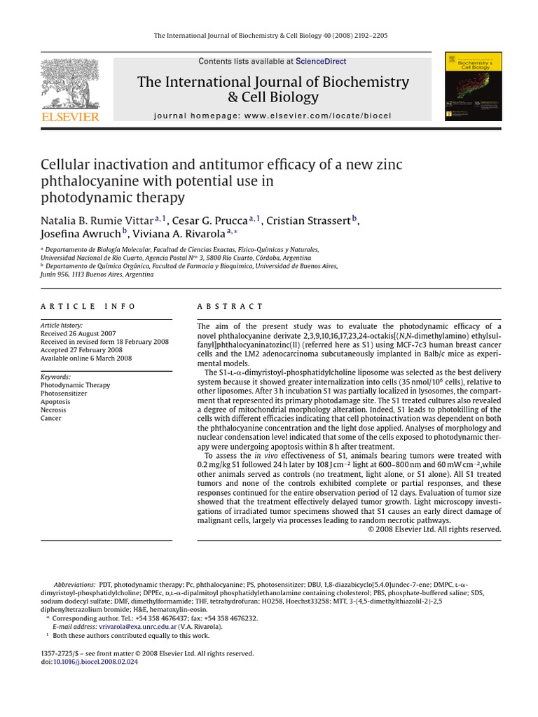 The International Journal of Biochemistry & Cell Biology | PDF ...