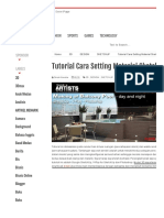 Tutorial Cara Setting Material Sketchup - Tutor Graphic