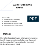 Evaluasi Ketersediaan Hayati