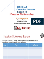 15ME3112 Design of Machine Elements
