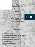 The Haematology Patient ICU - BP PDF