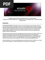 Acoustic Revolutions 3 Manual