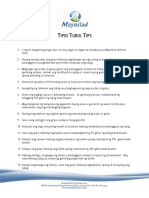 Tipid Tubig Tips PDF PDF