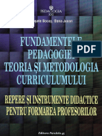 Fundamentele Pedagogiei. Teoria Si Metodologia Curriculumului - Musata Bocos, Dana Jucan