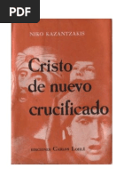 Kazantzakis, Nikos - Cristo de Nuevo Crucificado