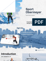 Sport Obermeyer PPT by Aryan Bhat