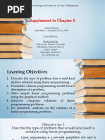 Supplement To Chapter 6: Technological Institute of The Philippines