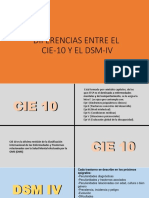 Diferencias Entre El CIE Y DSMIV