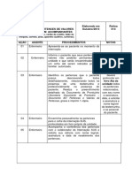 Entrega de pertences de pacientes sem acompanhantes