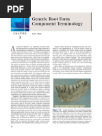 Generic Root Form Component Terminology: Carl E. Misch