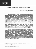 Tempo e espaço na narrativa poética - Guacira Marcondes 