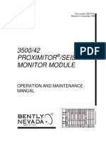 129773-01 Rev G 3500 42 Proximitor Seismic Monitor Module Operation and Maintenance Manual PDF