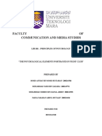 Faculty OF Communication and Media Studies: Lib 201 - Principles of Psychology