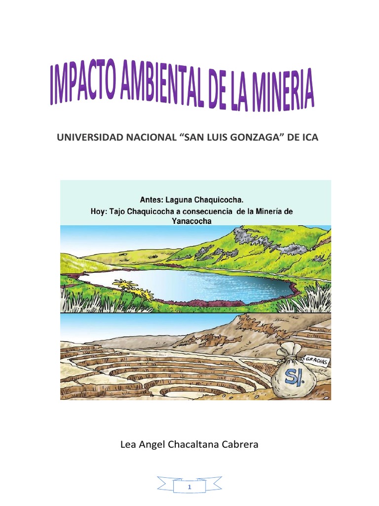 Impacto Ambiental de la Minería en Perú | PDF | Minería | Contaminación