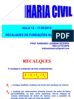 Aula 12-11-09-2018 Recalques Fund Superficiais