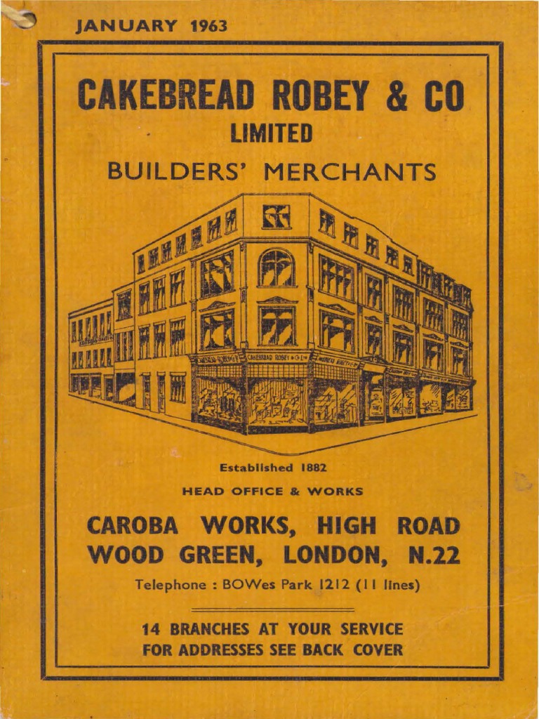 1963, Cakebread Robey u0026 Co, London, UK | PDF | Fireplace | Plumbing