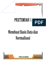 Normlisasi Database