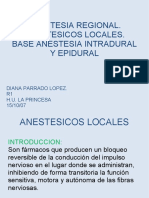 Anestésicos locales