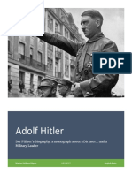 Adolf Hitler: Der Führer's Biography, A Monograph About A Dictator and A Military Leader