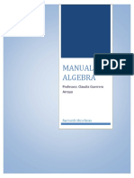 Manual Algebra para Principiante