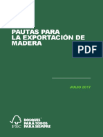 Pautas para La Exportación de Madera de Origen Legal Verificado CORREGIDO JULIO Final Versión Virtual