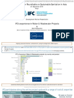 IFC's Experience in Water & Wastewater Projects