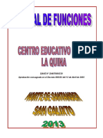 Manual de Funciones C.E.R. La Quina