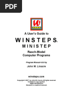 Linacre (2017) Manual Del Winsteps