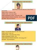 Perdana Menteri Malaysia Yang Pertama 