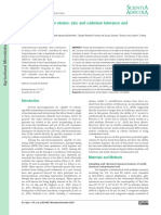 Bioaccumulation: Cupriavidus Necator Strains: Zinc and Cadmium Tolerance and