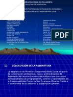 Primera Clase de Minería y Responsabilidad Social