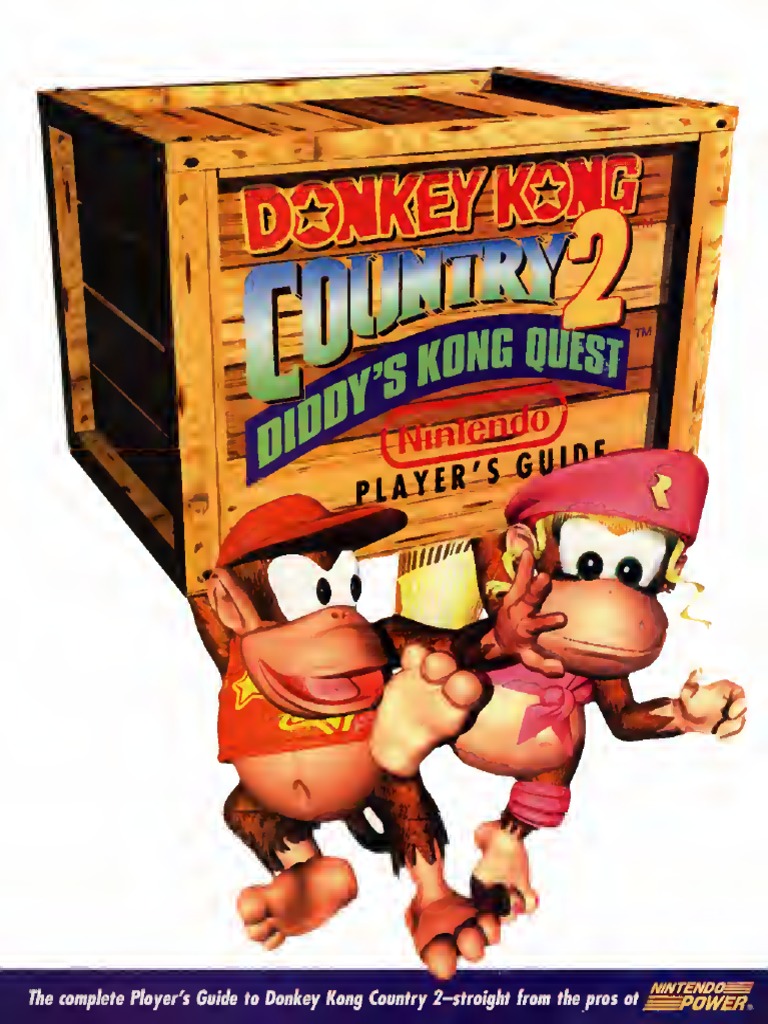 Donkey Kong Country 2 Diddys Kong Quest 1995 Nintendo Players Guide