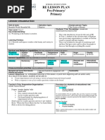 Re Lesson Plan Part A