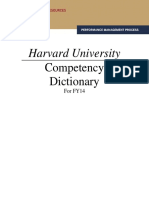 Harvard 3 Competency Dictionary Full