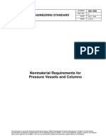 Nonmaterial Requirements For Pressure Vessels and Columns: Engineering Standard