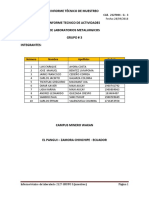 Informe Técnico de Laboratorio 2127 GRUPO 3 (Muestreo) Página 1