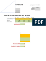 Atterberg Limits Data Template: Liquid Limit Test (Multipoint Liquid Limit - Method A)