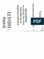 Edmundo Fernandes Dias-O Eterno Fascínio Do Florentino - para Uma Leitura de Maquiavel. 1-IFCH-Unicamp (1999) PDF