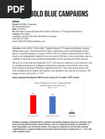 Voter Preference FL-15 Congressional: Weighted Sample of 500 Likely Voters MOE +/-4.5%