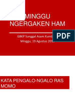 Liturgi GBKP Minggu HAM