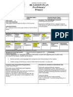 Re Lesson Plan Pre-Primary/ Primary