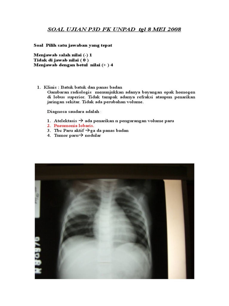 01.CONTOH Soal Radiologi | PDF | Pengembangan Diri | Sains & Matematika